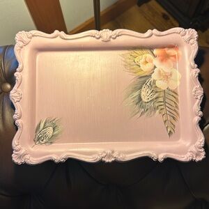 🆕 Vintage Metal Tray repurposed